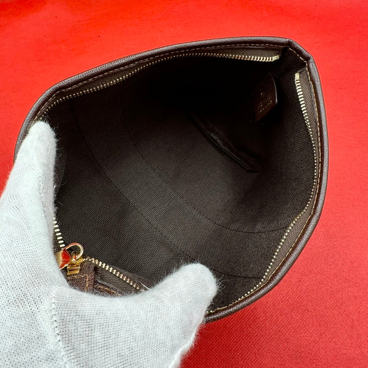 未使用品 GUCCI GGスプリーム シェリーライン ショルダーバッグ ブラウン